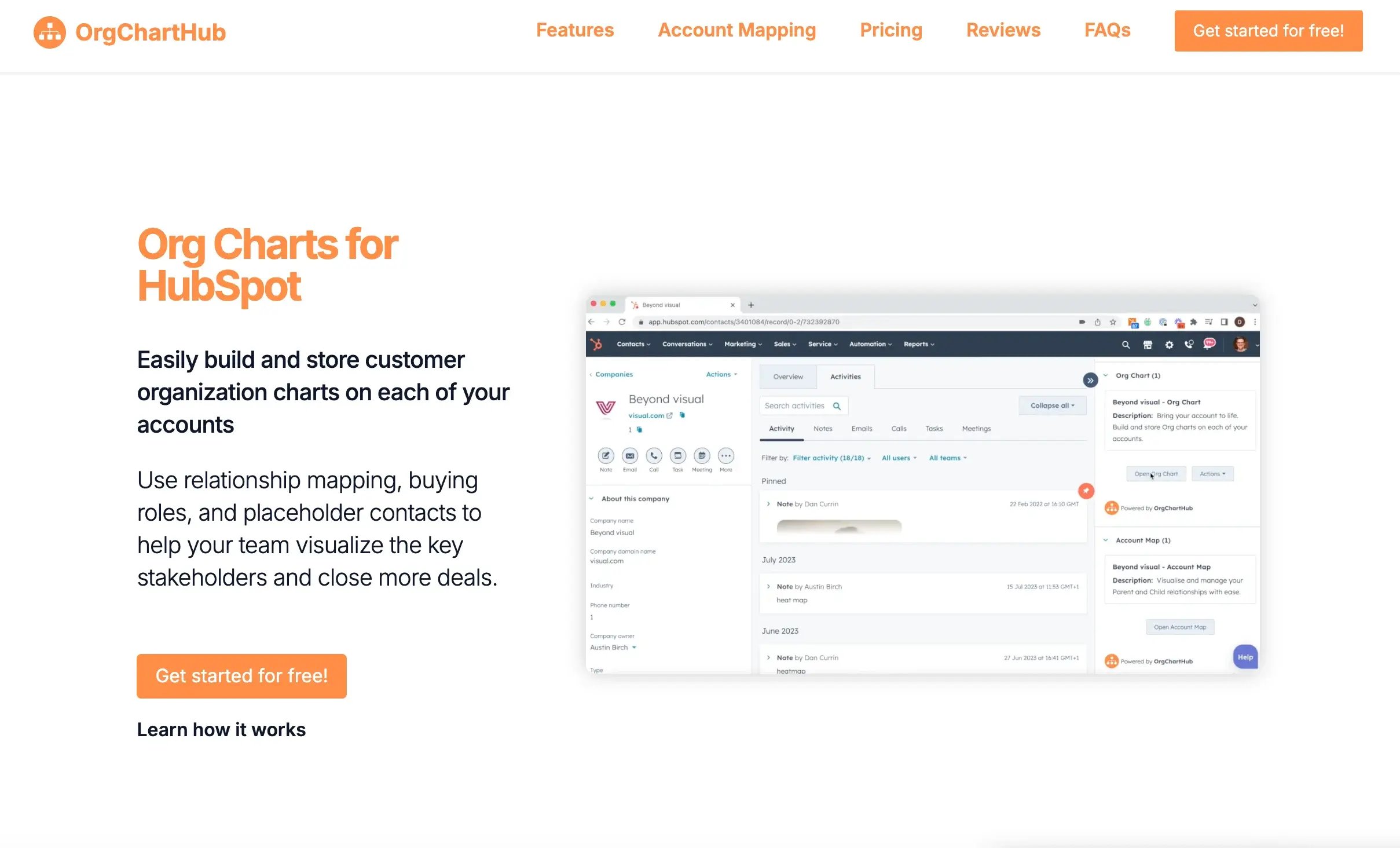 orgcharthub, sales enablement tools
